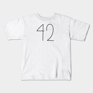 42 The Answer To Life The Universe And Everything Kids T-Shirt